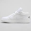 Air Jordan 1 Low GS White - Size 7 Kids