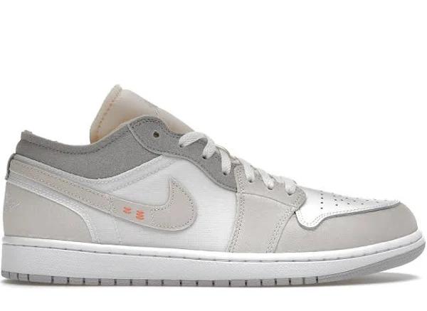 Air Jordan 1 Low SE Craft 'Inside Out' Sneakers | White | Men's Size 12.5