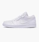 Air Jordan 1 Low White & Pure Platinum