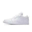 Air Jordan 1 Low White/ Pure Platinum-White