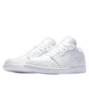 Air Jordan 1 Low White/ Pure Platinum-White
