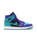 Air Jordan 1 Mid Black Grape Womens | Size 4.5