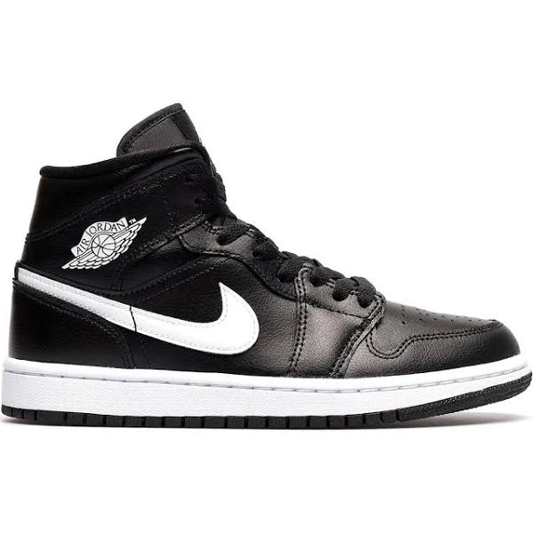 Air Jordan 1 Mid Black White Womens | Size 8