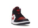 Air Jordan 1 Mid Bred Toe Shoes - Size 15 - White/black-red