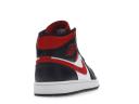 Air Jordan 1 Mid Bred Toe Shoes - Size 15 - White/black-red