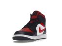Air Jordan 1 Mid Bred Toe Shoes - Size 15 - White/black-red