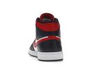 Air Jordan 1 Mid Bred Toe Shoes - Size 15 - White/black-red