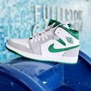 Air Jordan 1 Mid Grey Green - 13UK