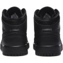 Air Jordan 1 Mid GS 'Triple Black' Shoes - Size 6Y