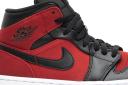 Air Jordan 1 Mid Gym Red Black Size 9.5