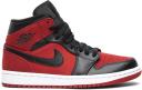 Air Jordan 1 Mid Gym Red Black Size 9.5