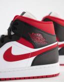 Air Jordan 1 Mid Gym Red Black White