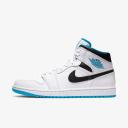 Air Jordan 1 Mid Laser Blue 554724-141