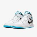 Air Jordan 1 Mid Laser Blue 554724-141