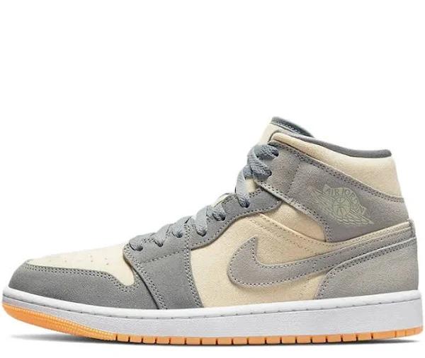 Air Jordan 1 Mid Light Smoke Grey | Size 14