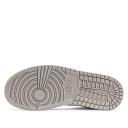 Air Jordan 1 Mid Linen Shoes - Size 14 - College Grey/Light bone-White