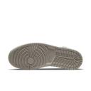 Air Jordan 1 Mid Linen Shoes - Size 14 - College Grey/Light bone-White
