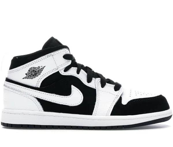 Air Jordan 1 Mid PS 'Tuxedo' Sneakers | White | Kid's Size 13