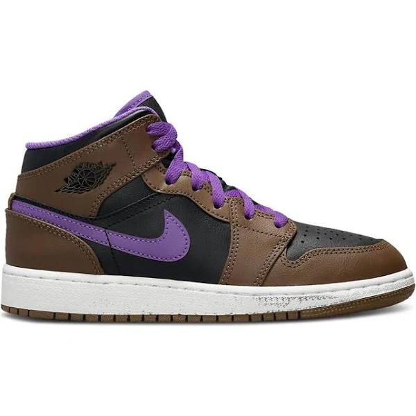 Air Jordan 1 Mid Purple Mocha GS | Size 5