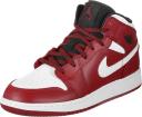 Air Jordan 1 Mid Retro Basketball Shoes (Red) Size 4