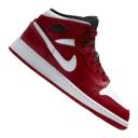 Air Jordan 1 Mid Retro Basketball Shoes (Red) Size 4