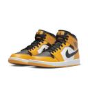 Air Jordan 1 Mid 'Reverse Toe' Sneakers | Yellow | Men's Size 7