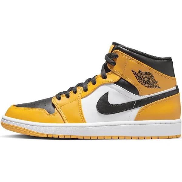 Air Jordan 1 Mid 'Reverse Toe' Sneakers | Yellow | Men's Size 7