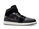 Air Jordan 1 Mid SE Craft 'Inside Out - Black' DM9652-001(US 9.5M)