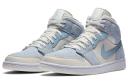 Air Jordan 1 Mid SE 'Sail Light Blue' Sneakers | Men's Size 8.5