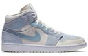 Air Jordan 1 Mid SE 'Sail Light Blue' Sneakers | Men's Size 9.5