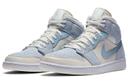 Air Jordan 1 Mid SE 'Sail Light Blue' Sneakers | Men's Size 9.5