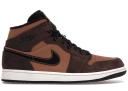 Air Jordan 1 Mid SE Shoes - Brown