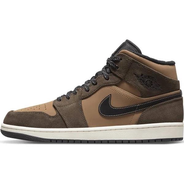 Air Jordan 1 Mid SE Shoes - Brown