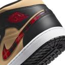 Air Jordan 1 Mid SE 'Tartan Swoosh' Sneakers | Brown | Men's Size 4