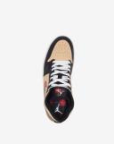 Air Jordan 1 Mid SE 'Tartan Swoosh' Sneakers | Brown | Men's Size 4