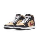 Air Jordan 1 Mid SE 'Tartan Swoosh' Sneakers | Brown | Men's Size 4