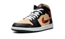 Air Jordan 1 Mid SE 'Tartan Swoosh' Sneakers | Brown | Men's Size 4
