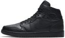 Air Jordan 1 Mid Shoes - Black