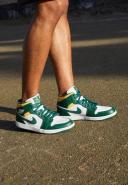 Air Jordan 1 Mid Shoes - Green