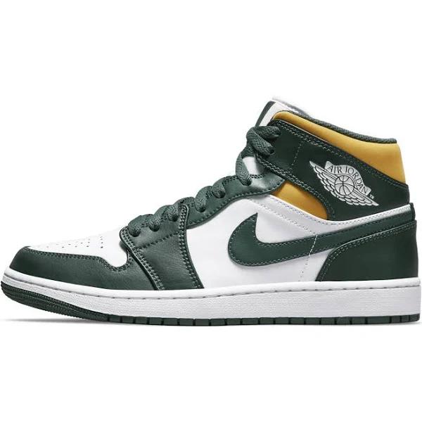 Air Jordan 1 Mid Shoes - Green