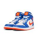 Air Jordan 1 Mid Sneakers Game Royal / Rush Orange - US 7