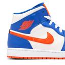 Air Jordan 1 Mid Sneakers Game Royal / Rush Orange - US 7
