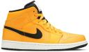 Air Jordan 1 Mid 'University Gold' Black