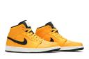 Air Jordan 1 Mid 'University Gold' Black