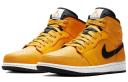 Air Jordan 1 Mid 'University Gold' Black