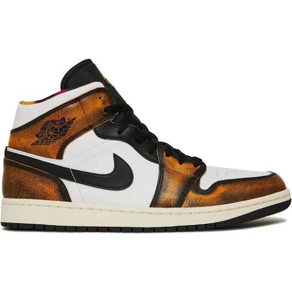Air Jordan 1 Mid Wear-Away Orange | Size 8.5