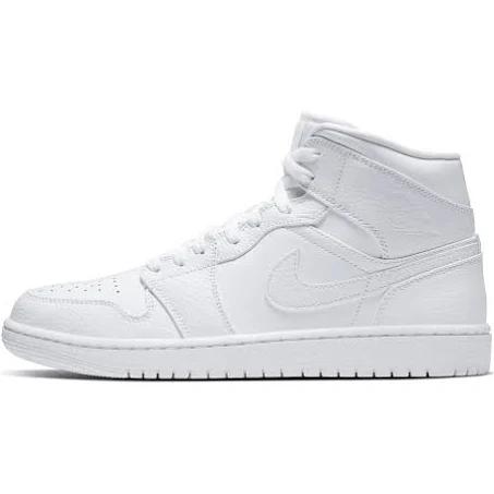 Air Jordan 1 Mid (White)