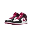 Air Jordan 1 Mid 'White Very Berry' (GS)