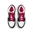 Air Jordan 1 Mid 'White Very Berry' (GS)