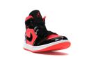 Air Jordan 1 Mid Women's Hot Punch Bright Crimson/Black BQ6472-600